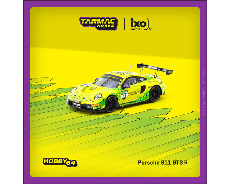 *PREORDER* Tarmac Works 1:64 Porsche 911 GT3 R in Yellow