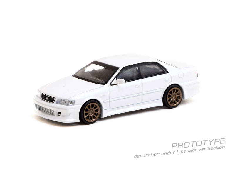 Tarmac Works 1:64 Toyota JZX100 VERTEX in White Metallic