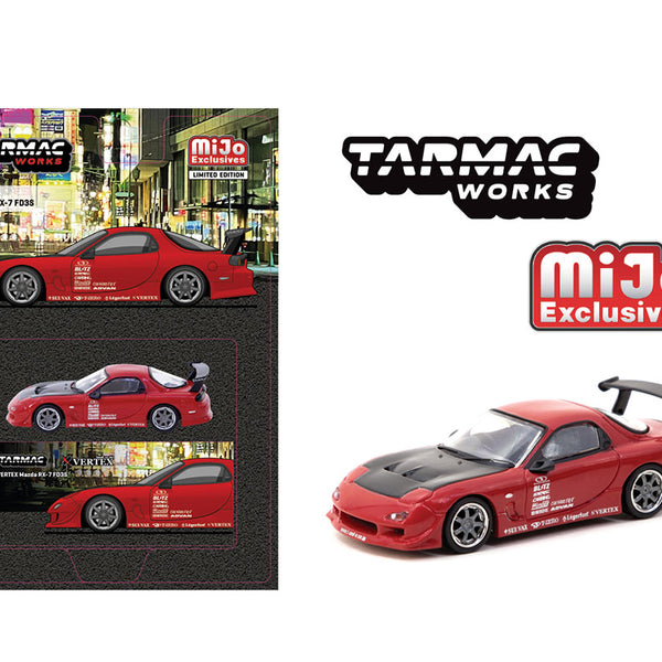 １着でも送料無料】 1/64 ターマック ワークス マツダ RX-7 香港限定 (FD3S)Red ミニカー - christinacooks.com