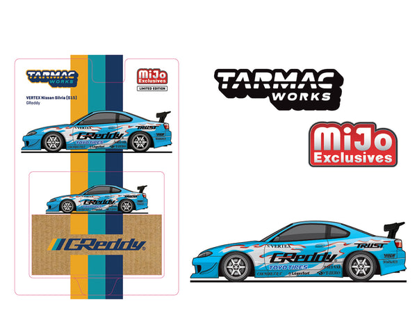 Tarmac Works 1:64 Nissan Silvia (S15) GReddy Special Limited Edition