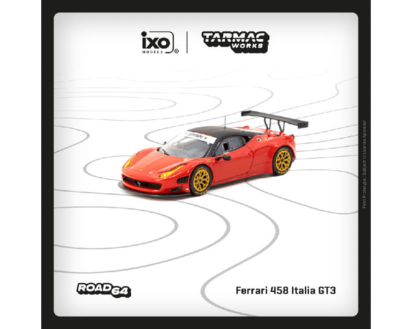 *PREORDER* Tarmac Works 1:64 Ferrari 458 Italia GT3 in Red