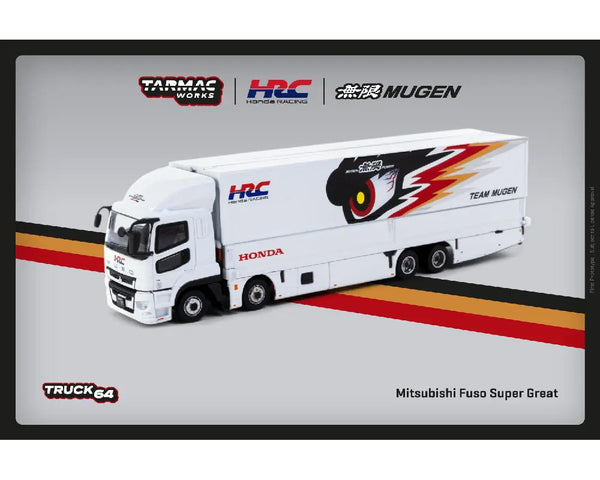 *PREORDER* Tarmac Works 1:64 Mitsubishi Fuso Super Great Honda Racing Team Mugen