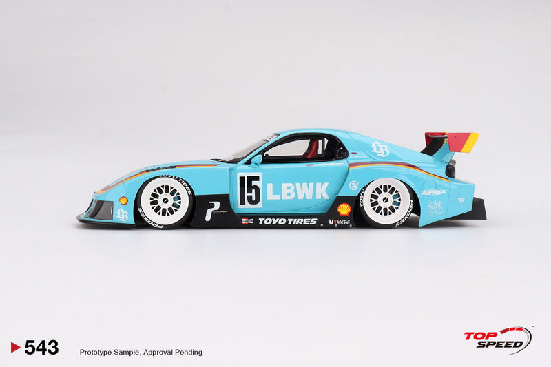 TopSpeed Models 1:18 Mazda RX-7 LB-Super Silhouette Liberty Walk Europe