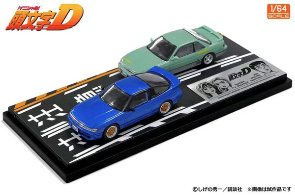 *PREORDER* Initial D Set 1:64 Vol. 20 Iketani Koichiro (S13) and Sato Mako, Sayuki (Sil80)