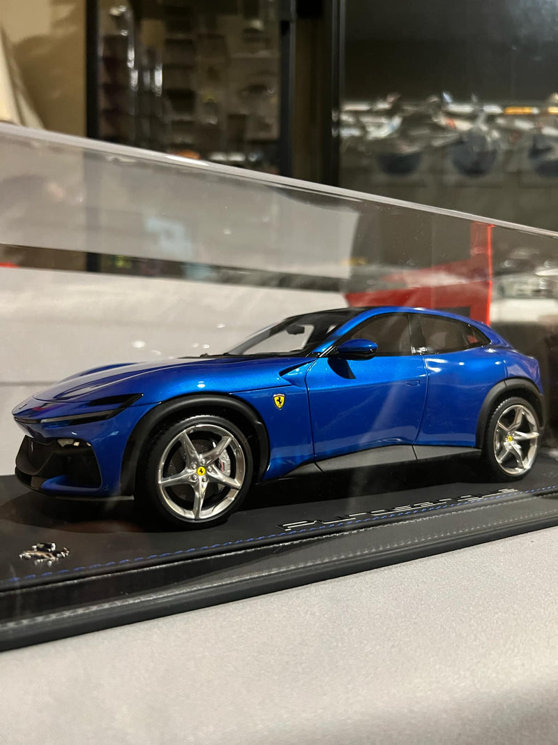 BBR Models 1:18 Ferrari Purosangue in Blu Corsa