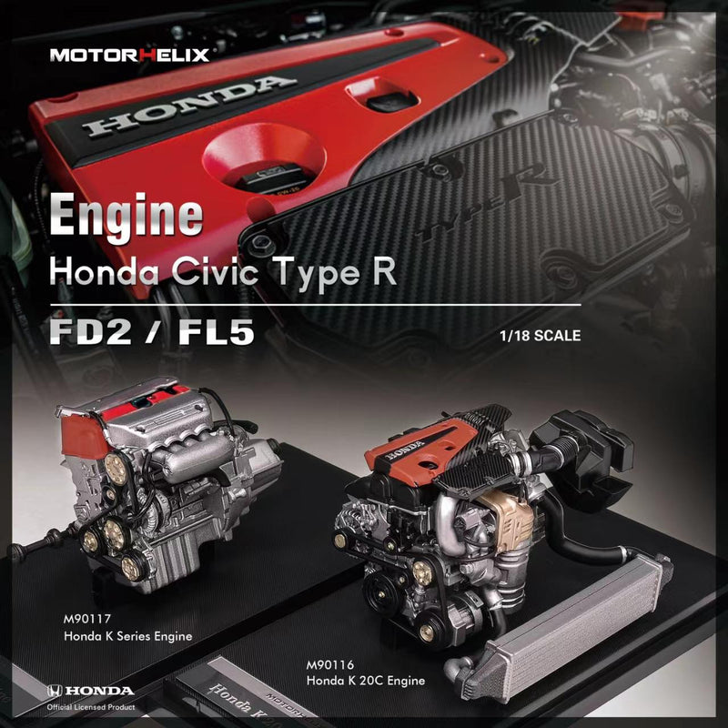 *PREORDER* MotorHelix 1:18 Honda K-Series (FD2) Engine Display