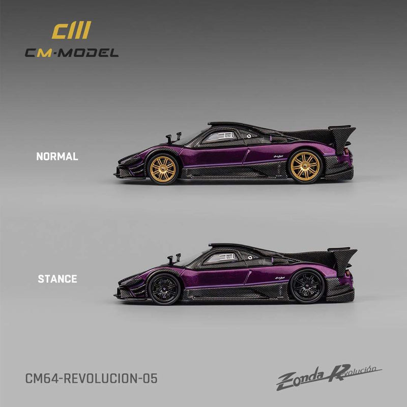 *PREORDER* CM Model 1:64 Pagani Zonda Revolucion in Purple