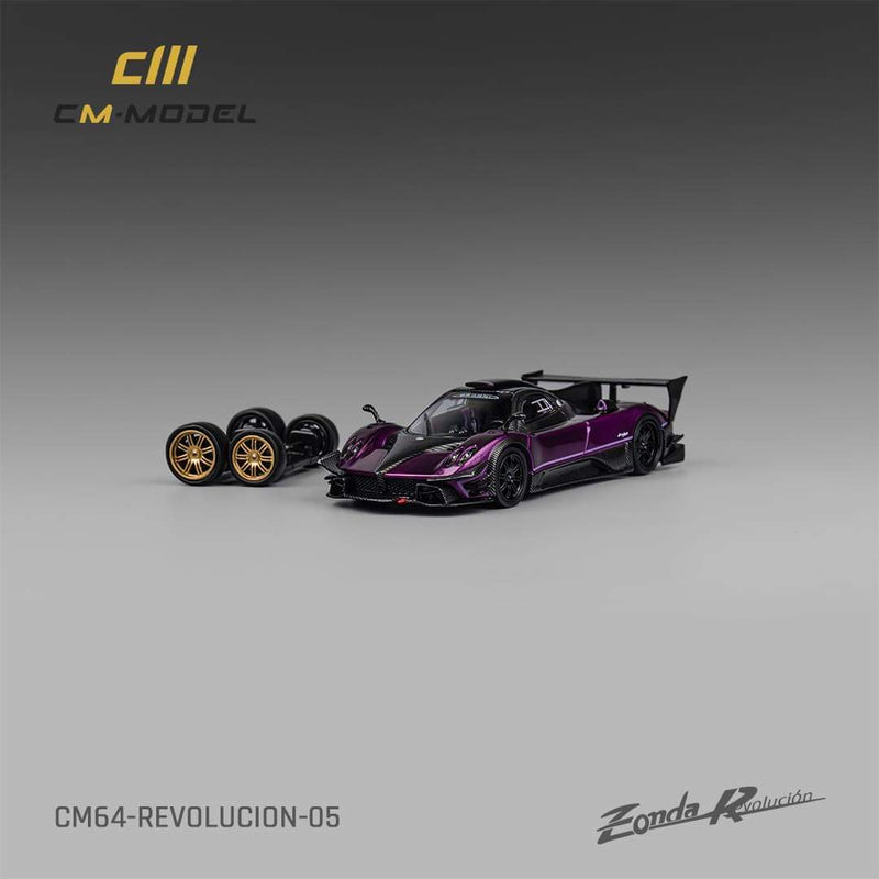 *PREORDER* CM Model 1:64 Pagani Zonda Revolucion in Purple