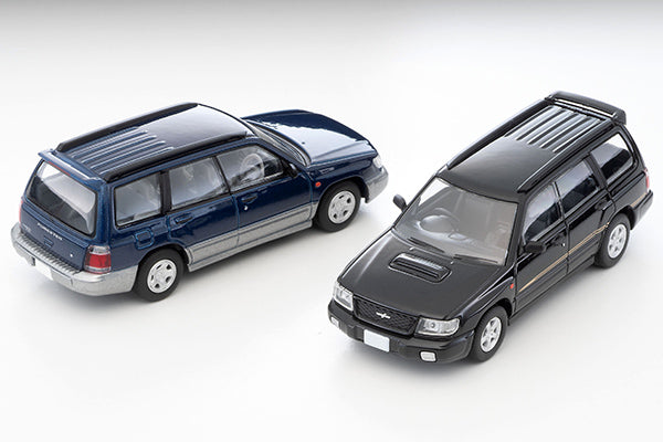 *PREORDER* TomyTec 1:64 Subaru Forester C/20 1997 in Navy / Gray