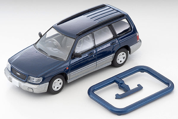 TomyTec 1:64 Subaru Forester C/20 1997 in Navy / Gray