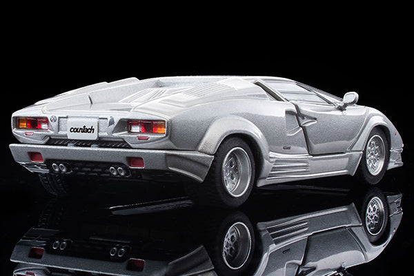 TomyTec 1:64 Lamborghini Countach 25th Anniversary Edition in Silver