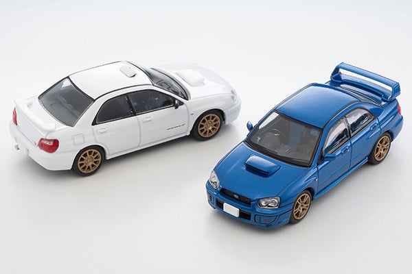 *PREORDER* TomyTec 1:64 Subaru Impreza WRX STi Spec C (2003) Model in Blue