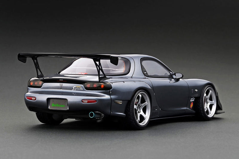 Ignition Model 1:18 Mazda RX-7 (FD3S) FEED RX-7 (FD3S) MAOU 2016 Version in Gun Metallic