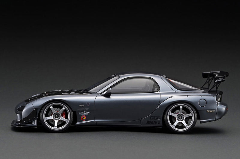 Ignition Model 1:18 Mazda RX-7 (FD3S) FEED RX-7 (FD3S) MAOU 2016 Version in Gun Metallic