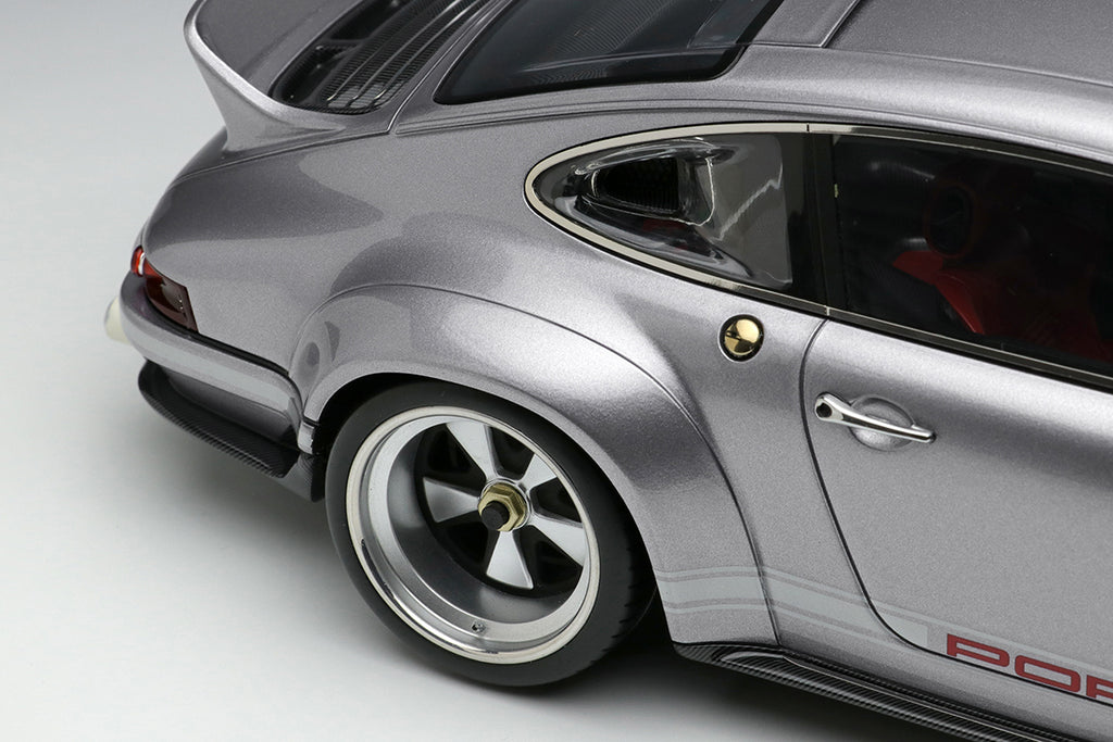 IDEA 1:18 Porsche 911 (964) Singer Targa in Gray | Resin Model Car