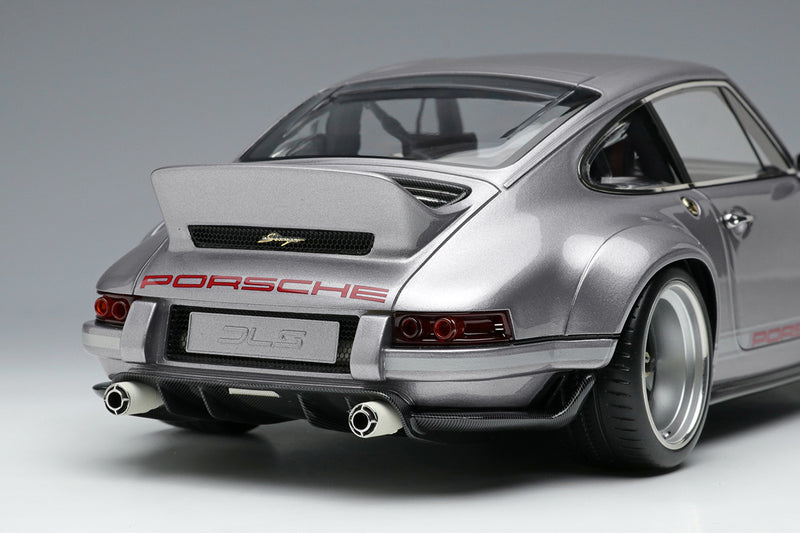 IDEA 1:18 Porsche 911 (964) Singer Targa in Gray | Resin Model Car 