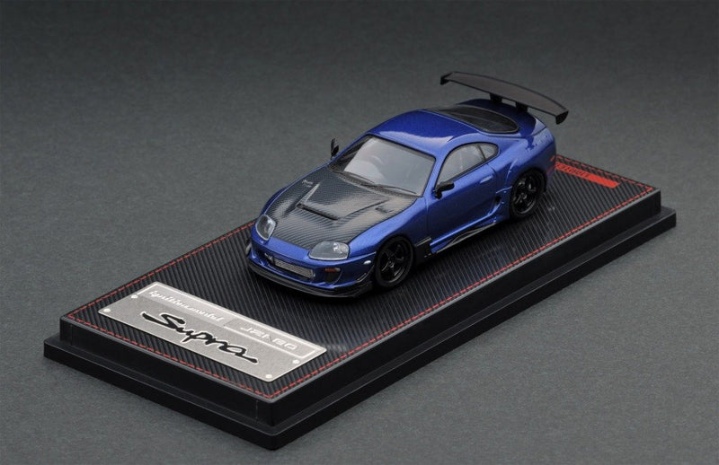 Ignition Model 1:64 Toyota Supra JZA80 RZ Blue Metallic