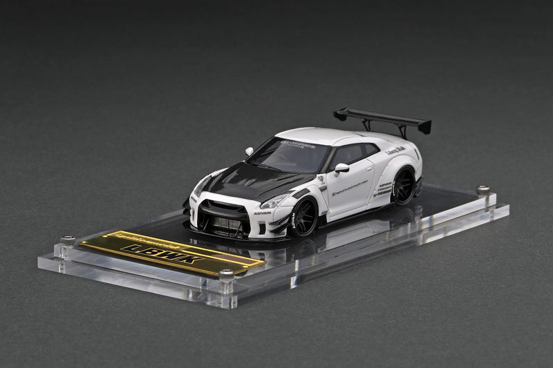 Ignition Model 1:64 Nissan Skyline GT-R R35 Liberty Walk Type 2 in White