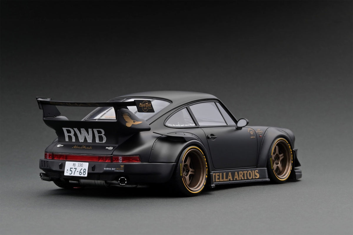 Ignition Model 1:43 Porsche 964 RWB in Matte Black