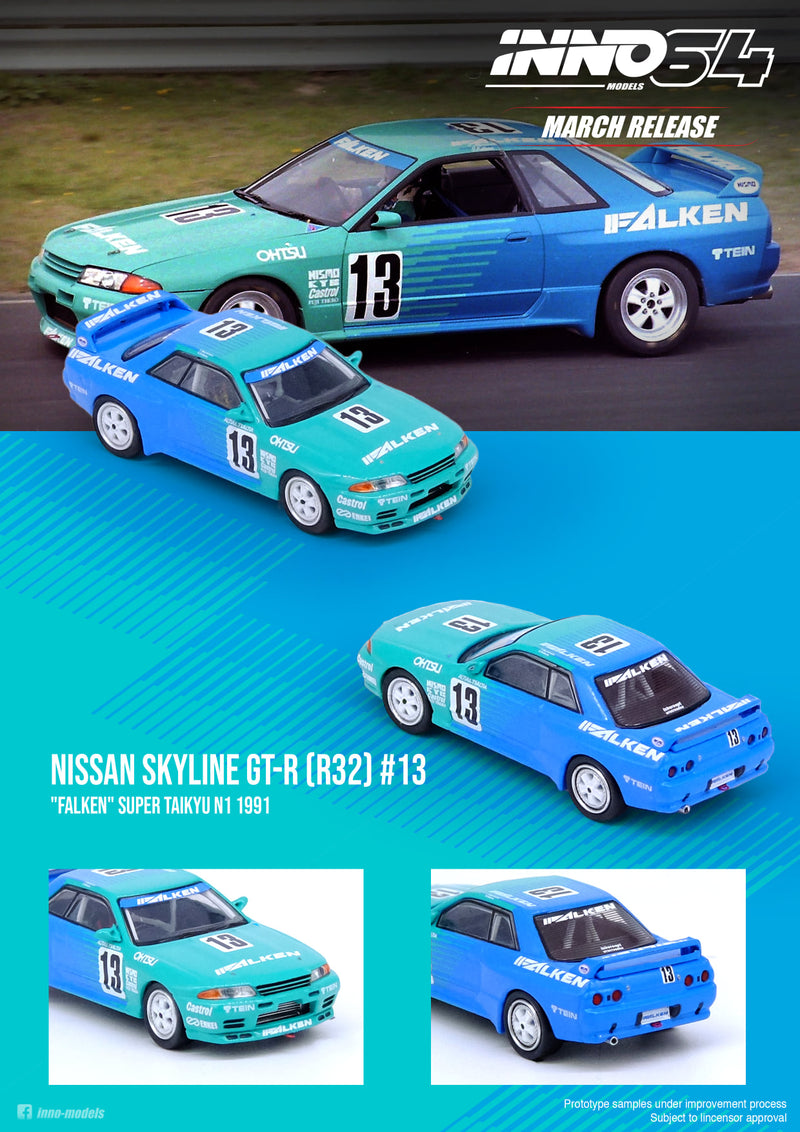 INNO64 1:64 Nissan Skyline GT-R R32