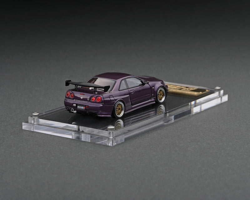 Ignition Model 1:64 Nissan Skyline GT-R (R34) R-Tune in Purple