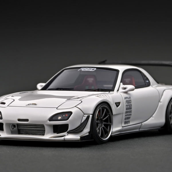 Ignition Model 1:43 Mazda RX-7 (FD3S) FEED Afflux GT3 in White