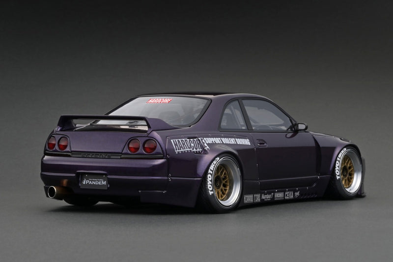 Ignition Model 1:18 Nissan Skyline GT-R (BNCR33) Pandem in Purple