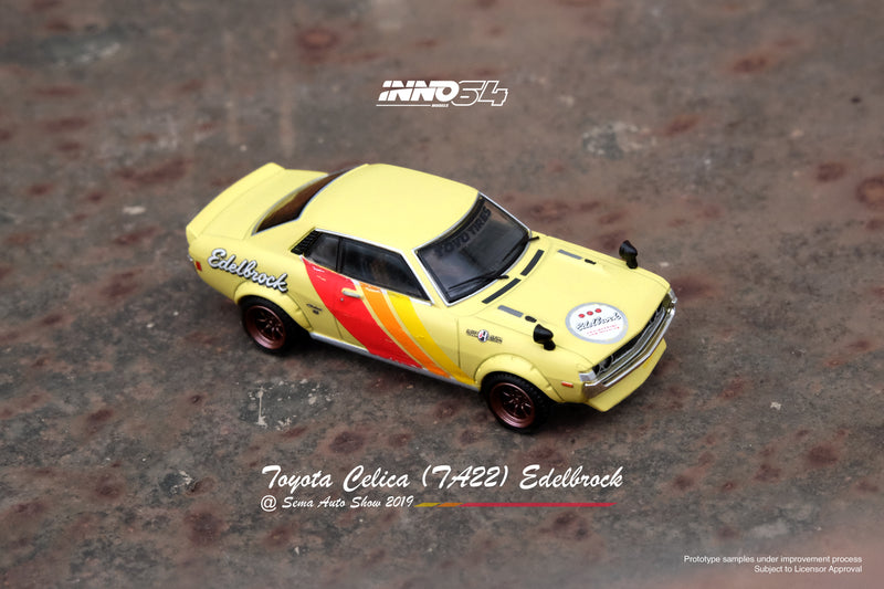 INNO64 1:64 Toyota Celica 1600GT (TA22) "EDELBROCK" SEMA Auto Salon 2019