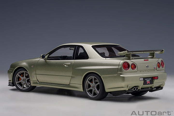 AUTOart 1:18 Nissan Skyline GT-R (R34) V-Spec II "NUR" in Millennium Jade