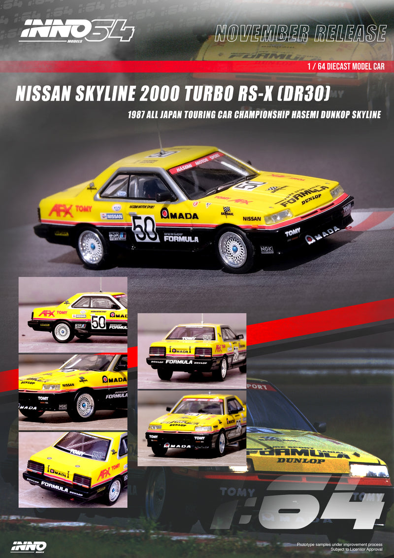 INNO64 1:64 Nissan Skyline 2000 Turbo RS-X (DR30)