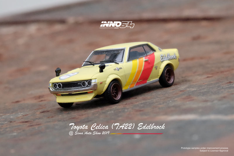 INNO64 1:64 Toyota Celica 1600GT (TA22) "EDELBROCK" SEMA Auto Salon 2019