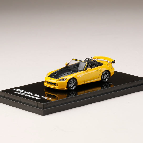 Hobby Japan 1:64 Honda S2000 Mugen Indy Yellow Pearl