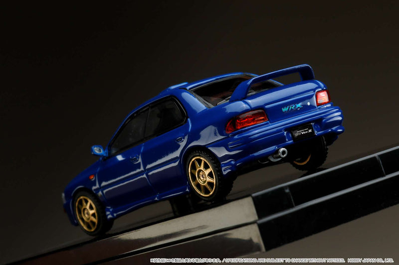 Hobby Japan 1:64 Subaru Impreza WRX (GC8) STi Version Ⅱ Sports Blue with Engine Display Model