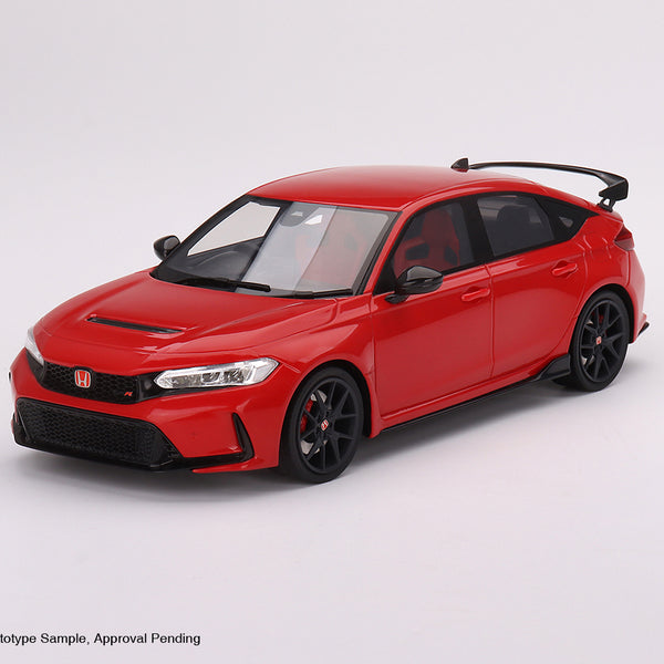 TopSpeed Models 1:18 Honda Civic Type R Rallye Red (LHD) 2023 | Resin Model  Car| Collectables