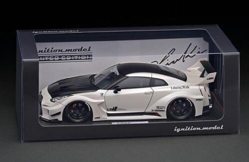 Ignition Model 1:18 Nissan Skyline GTR 35GT-RR Silhouette WORKS LB in White  with Ms. Kato Figure