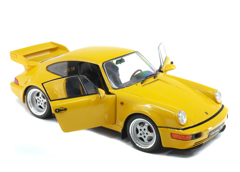 Solido 1:18 Porsche 911 (964) Carrera 3.8 RS – Jaune Vitesse – 1990